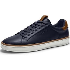 Coostar Mens Size 10.5 Navy Blue Lace Up Casual Shoes Comfortable Dress Sneakers